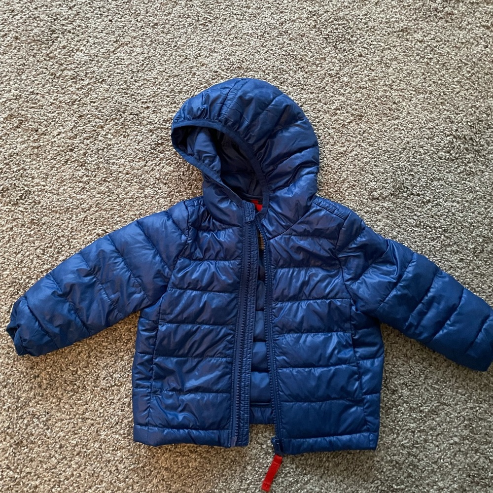 Primary brand baby lightweight puffer jacket / coat